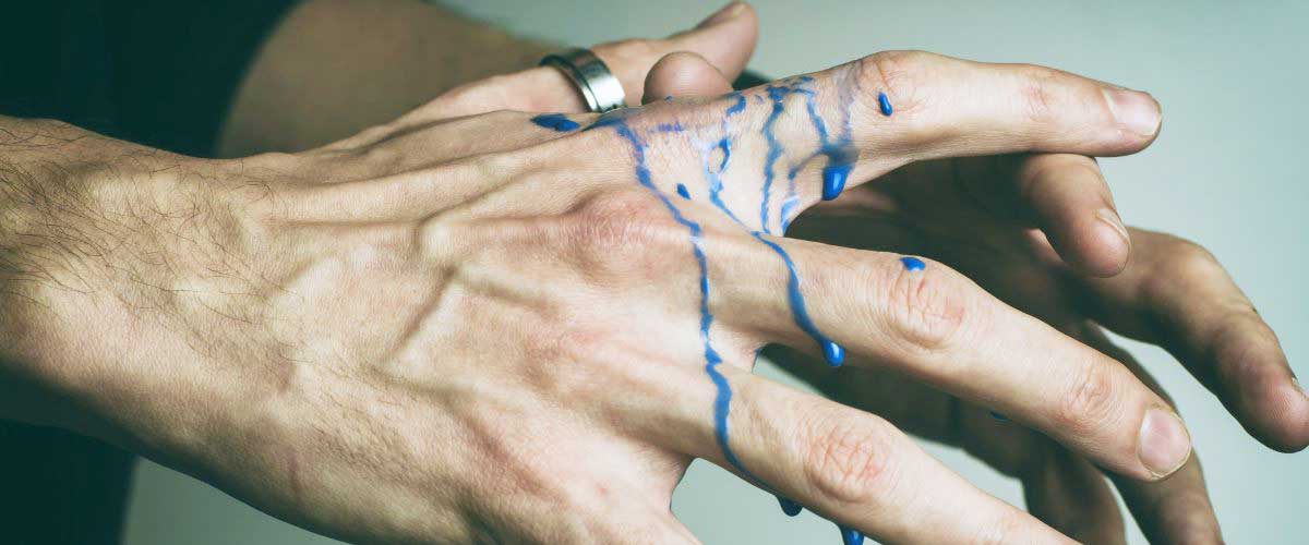 how to get pen ink off skin